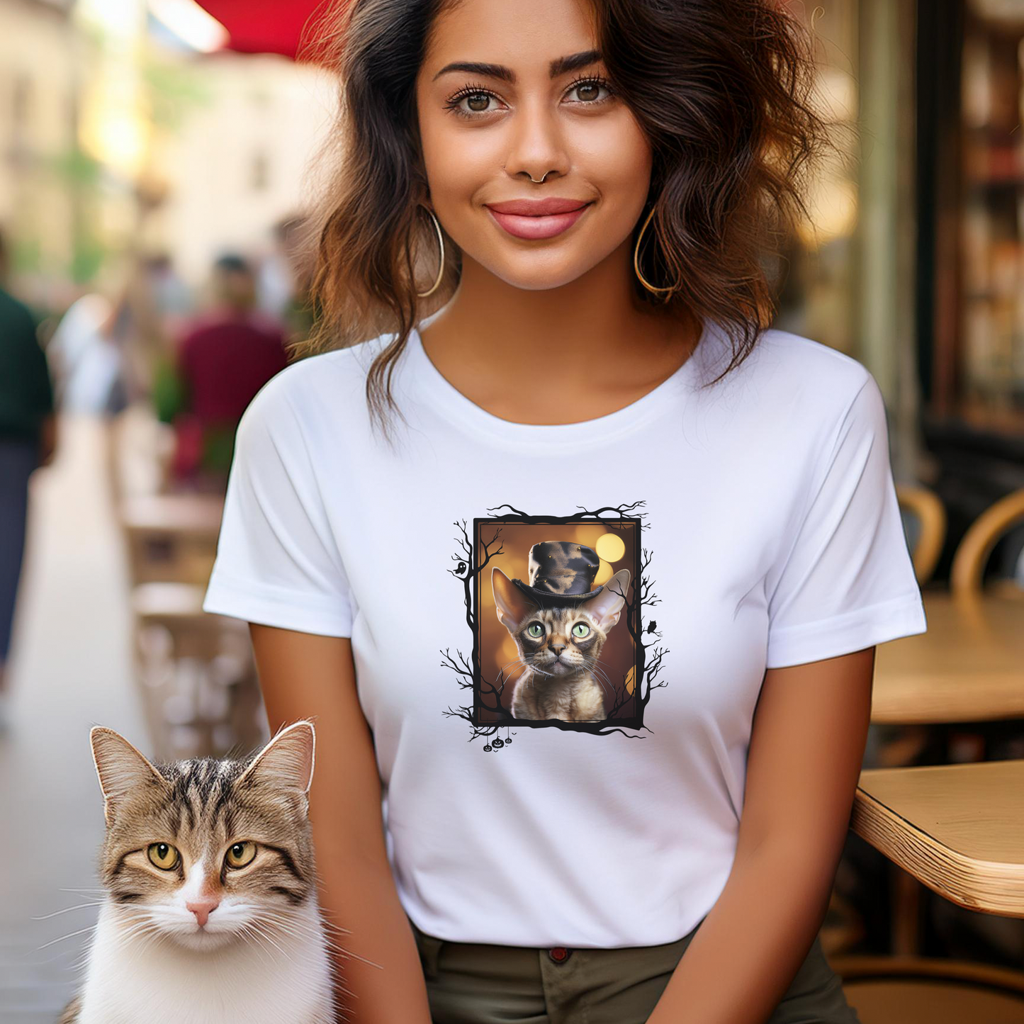 DEVON TOP HAT (Premium Unisex Crewneck T-Shirt)