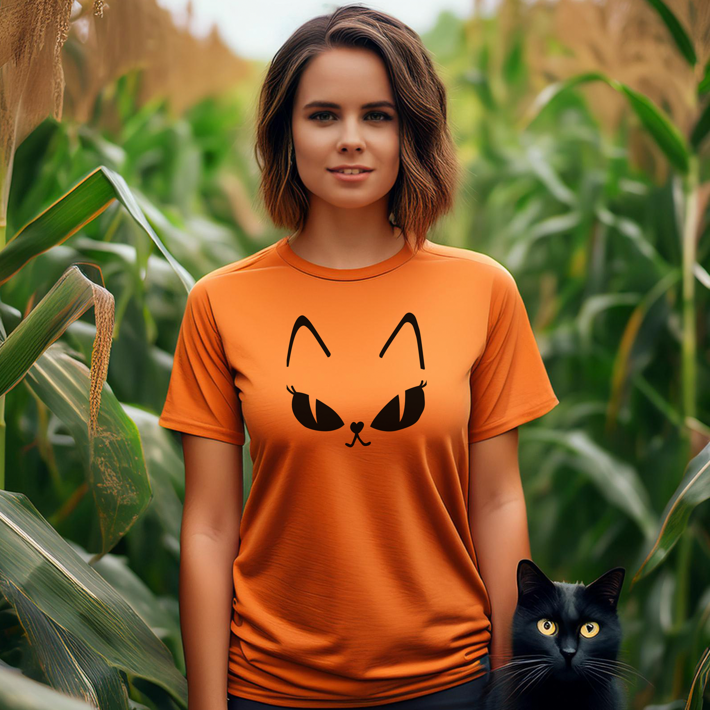 STELLA DEVON CUTOUT black (Premium Unisex Crewneck T-Shirt)