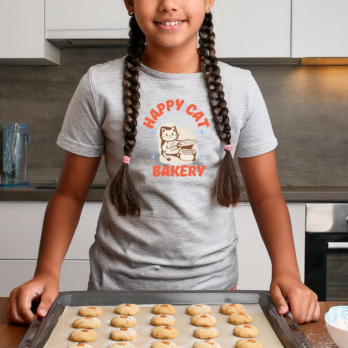 HAPPY CAT BAKERY (Kids T-Shirt)