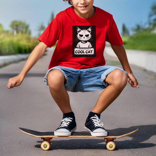 COOL CAT (Classic Kids Crewneck T-Shirt)