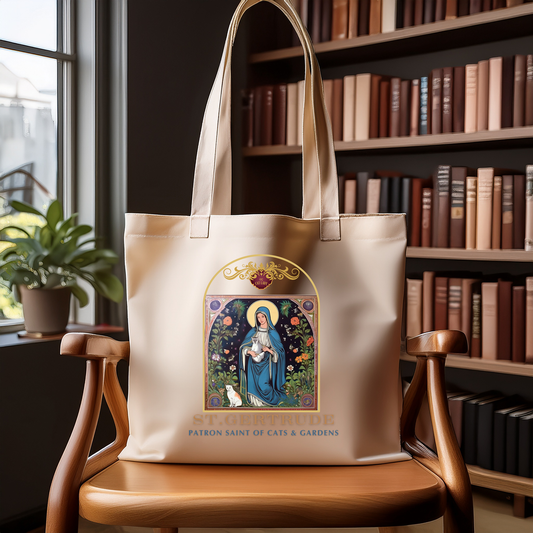 OG CAT LADY Saint Gertrude Patron Saint of Cats and Gardeners Classic Tote Bag