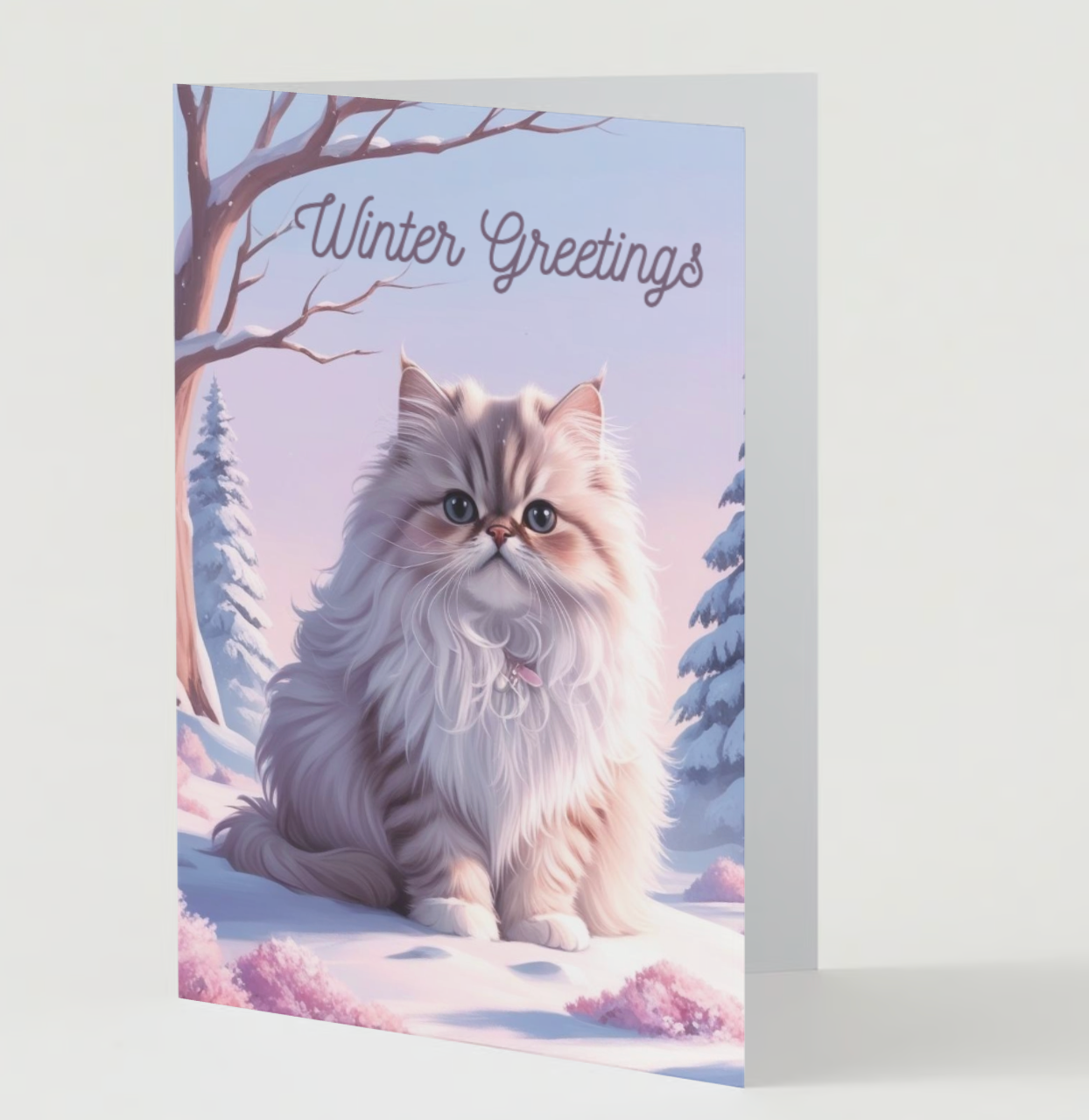 SWEET AND SNOWY Pack of 10 Happy New Year Greeting Cards (US & CA)