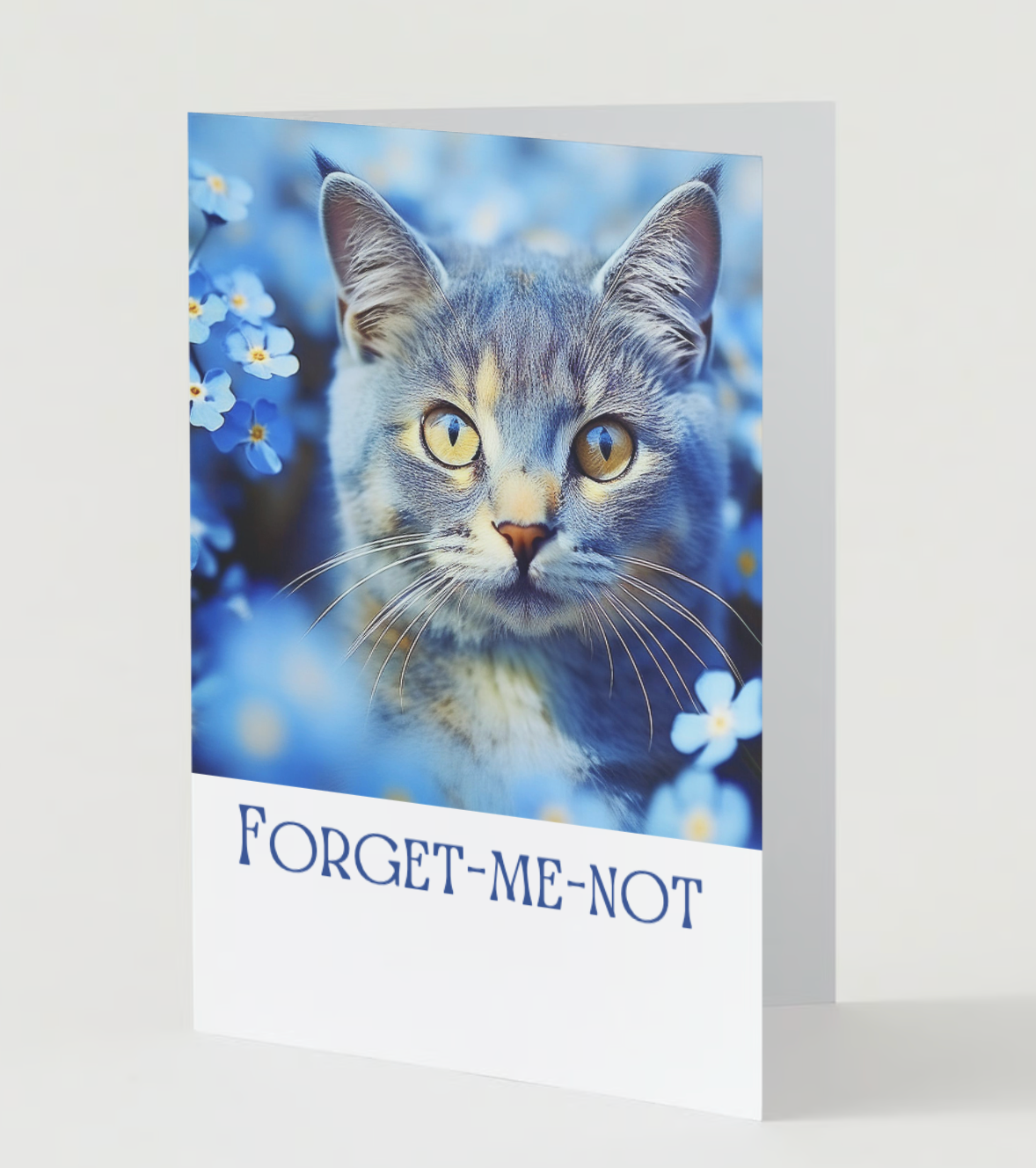 FORGET ME NOT – Cat Sympathy & Remembrance Greeting Cards (US and CA)
