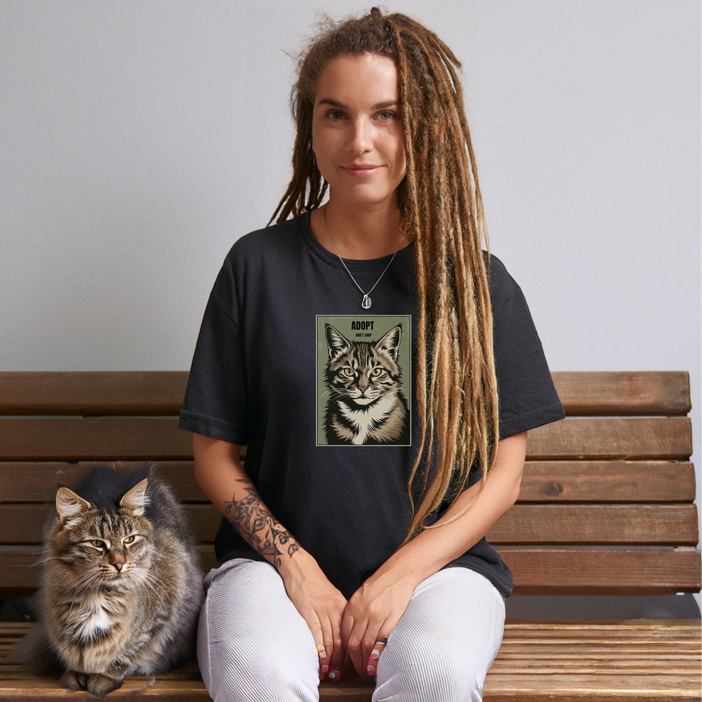 ADOPT DON'T SHOP Graphic T-Shirt – Unisex Short Sleeve Tee