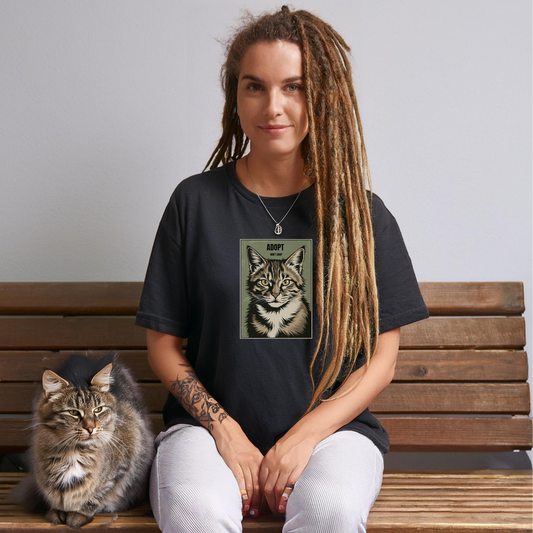 ADOPT DON'T SHOP Graphic T-Shirt – Unisex Short Sleeve Tee