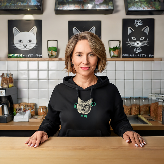 CAT LADY BRATCORE (Classic Unisex Pullover Hoodie)