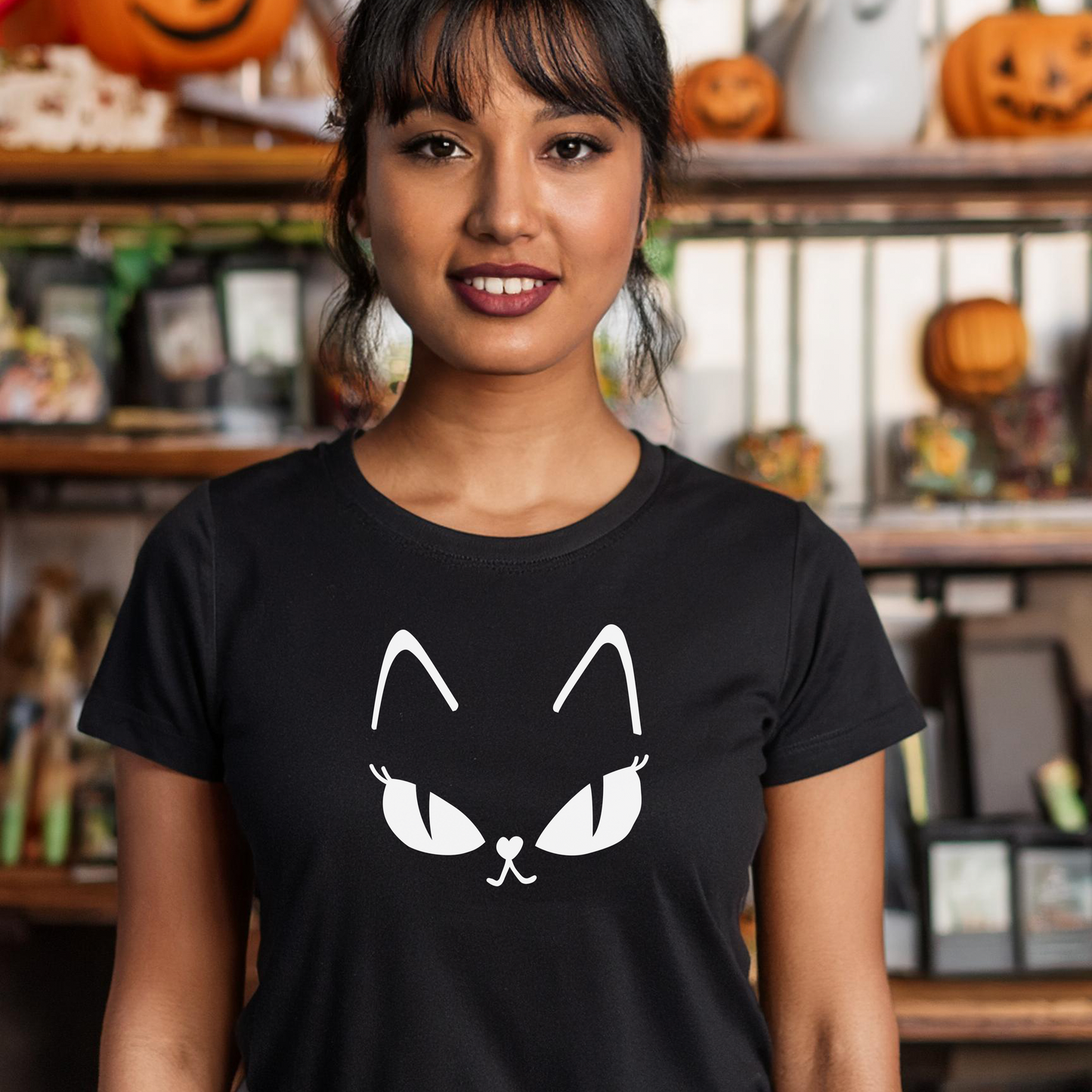 DEVON REX CAT white (Premium Unisex Crewneck T-Shirt)
